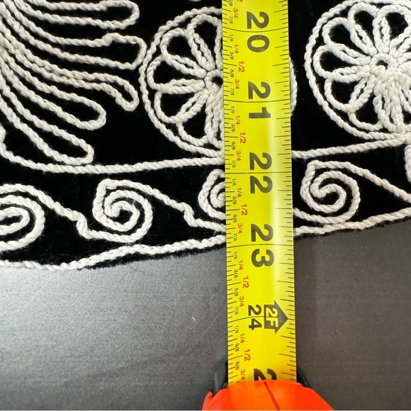 RAGA Winston Velvet Embroidered Jacket Black Ivory Anthropologie Torero‎ Blazer - Picture 16 of 16